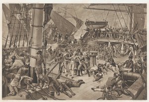 Battaglia di Trafalgar, 1805 da E. Albert and Co.