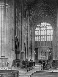 Il Coro, Abbazia di Sherborne, Dorset, 1924-1926 da E. Bastard