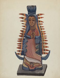 Bulto della Vergine di Guadalupe, c. 1936