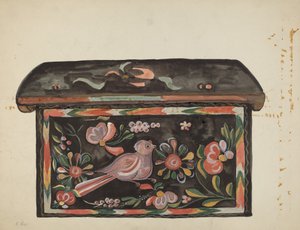 Scatola di pino nativo da E. Boyd