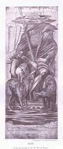 Odino - un disegno di E Burne Jones
