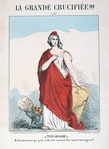 Allegoria della Francia Repubblicana, 1871 da E. Courtaux