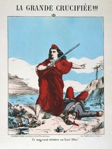 Allegoria della Francia repubblicana, 1871 da E. Courtaux