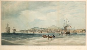 Vista di Dundee dal fiume da E. Duncan
