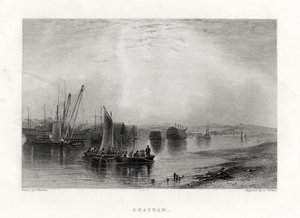 Chatham, Kent da E. Finden