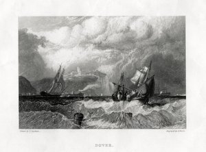 Dover, Kent, 1860 da E. Finden