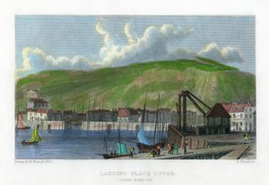 Luogo di sbarco, porto esterno, Dover, Kent, XIX secolo