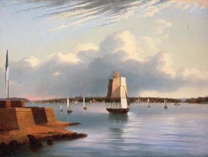 Porto di Baltimora, 1852 da E. G. Coates