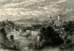 Laufenburg, c. 1872 da E I Roberts