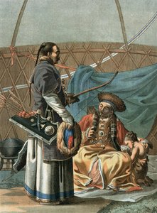 Una famiglia tartara, incisa dall