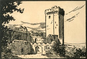 Abbazia di Montmajour - La vecchia abbazia di Montmajour, c. 1920s