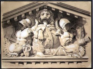 Un frontone scultoreo al Louvre