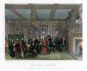 Sala del consiglio, Vintners Hall, Città di Londra da E. Redclyffe