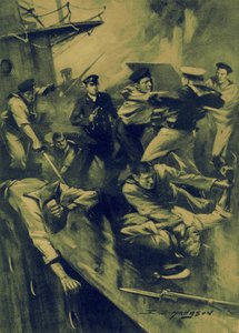 Prima Guerra Mondiale - Combattimento corpo a corpo sul 