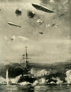Il raid aereo britannico su Cuxhaven, giorno di Natale, 1914, c1920