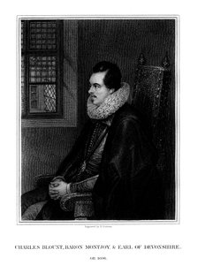 Charles Blount, 1° conte di Devon, cortigiano e soldato inglese, 1827