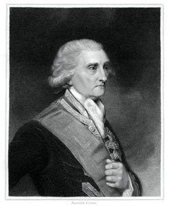 George Brydges Rodney, 1° Barone Rodney, ufficiale navale britannico, 1833 da E. Scriven