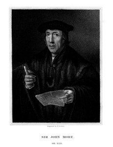 Sir John More, avvocato inglese, 1826 da E. Scriven