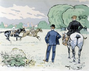 Equitazione - disegno di Thelem