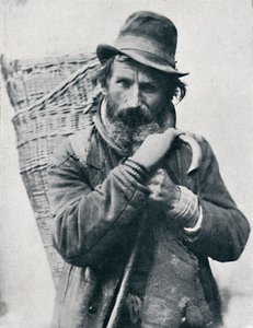Un venditore ambulante tedesco, distretto di Ehningen, Württemberg, 1912