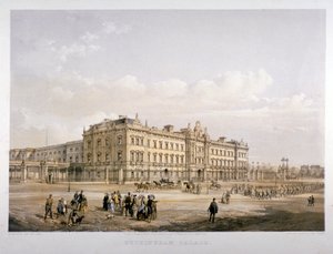 Buckingham Palace, Londra, 1852 da E Walker