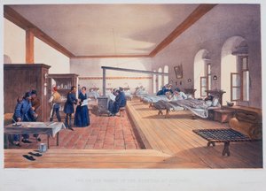 Reparto ospedaliero, Scutari, Turchia, 1856 da E Walker