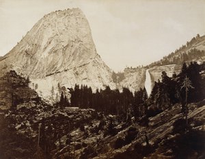 Capo della Libertà, Valle di Yosemite, 1872 da Eadweard Muybridge