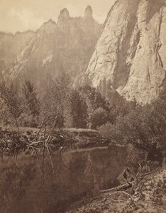 Guglie della cattedrale, Valle dello Yosemite da Eadweard Muybridge