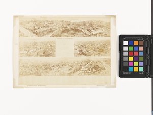 Chiave del panorama di San Francisco, dalla collina di California Street da Eadweard Muybridge