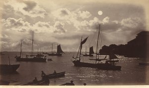 Effetto di luna - Baia di Panama da Eadweard Muybridge
