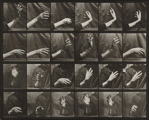 Movimento della mano; battendo il tempo da Eadweard Muybridge