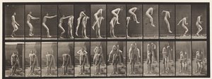 Tavola 166. Saltare; sopra la schiena di un uomo da Eadweard Muybridge