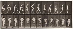 Tavola 180. Salire e scendere da una sedia da Eadweard Muybridge