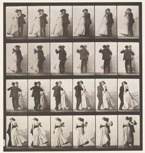 Ballare il valzer, due modelli da Eadweard Muybridge