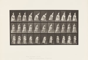 Fare la Riverenza, 1885 da Eadweard Muybridge