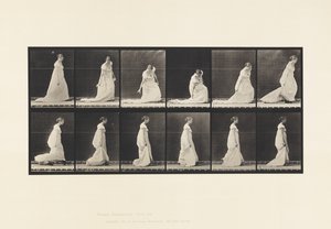 Piegarsi e sollevare il treno, 1885 da Eadweard Muybridge