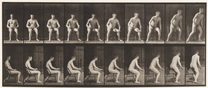 Tavola 249. Alzarsi dalla sedia da Eadweard Muybridge