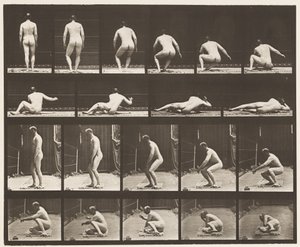 Sdraiato a terra da Eadweard Muybridge