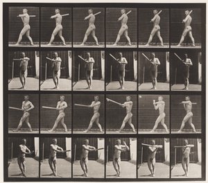 Tavola 274. Baseball; battuta da Eadweard Muybridge