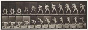 Sollevare una roccia di 75 libbre da Eadweard Muybridge