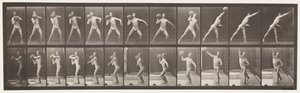 Tavola 319. Sollevare una roccia di 75 libbre da Eadweard Muybridge