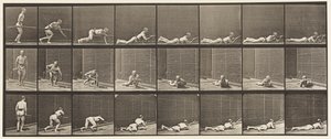 Tavola 357. Sdraiato prono e sparando da Eadweard Muybridge