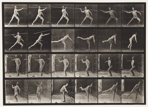 Lanciare una lancia da Eadweard Muybridge