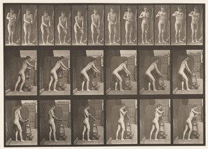 Piastra 395. Girare una manovella da Eadweard Muybridge