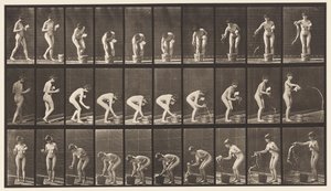 Piatto 440. Piegandosi e sciacquando un bicchiere da Eadweard Muybridge