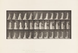 Tavola 462. Versare una libazione a terra, bere da un calice, 1885 da Eadweard Muybridge