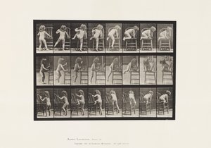 Tavola 475. Bambino, salire su una sedia da Eadweard Muybridge
