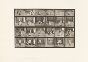Contorsioni a terra da Eadweard Muybridge
