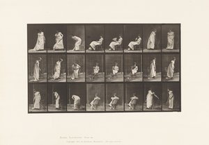 Sedersi, Alzarsi, ecc., 1885 da Eadweard Muybridge