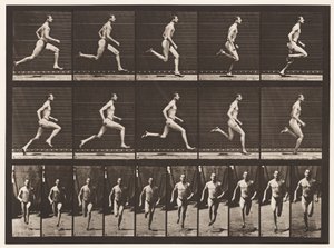 Correre a passo di mezzo miglio (con scarpe) (tavola 60)